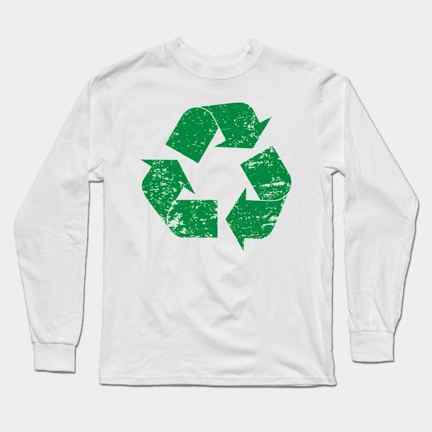 Recycling Logo Recycle Symbol Earth Day Boys Girls Men Women Long Sleeve T-Shirt by Shopinno Shirts